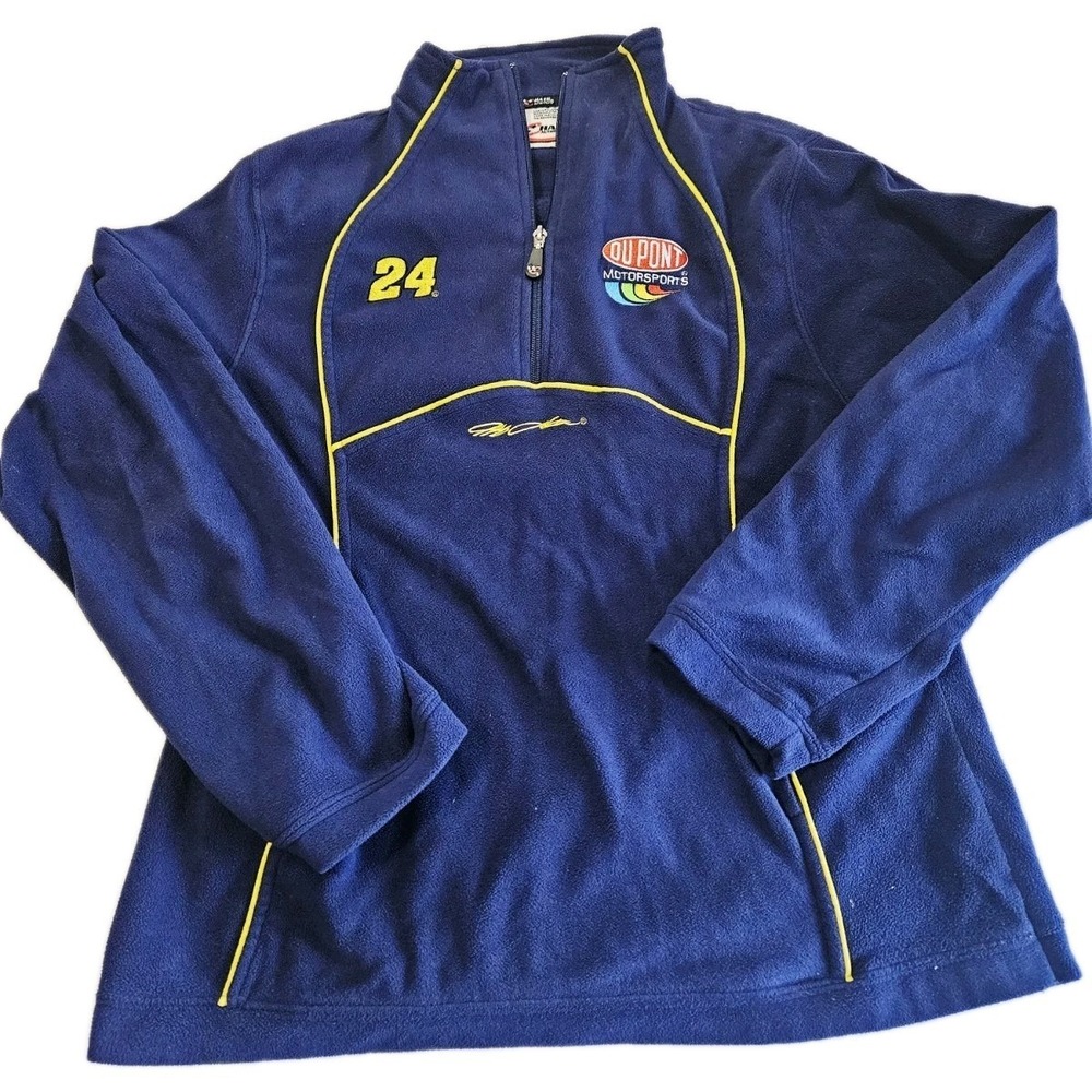 CHASE Authentic #24 Jeff Gordon Pullover Shirt Adults S NASCAR Zipper Sweatshirt